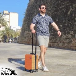 CabinMax Handbagage Koffer - Trolley 30L - Harde Reiskoffer - 45x36x20cm - Lichtgewicht - Groot Capaciteit - Oranje -Bagage En Reistassen 1200x1200 275
