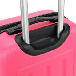 Decent Handbagage Koffer / Trolley / Reiskoffer - 50 Cm - 32 Liter - ABS - Neon-Fix - Roze -Bagage En Reistassen 1200x1200 28