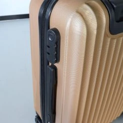 Handbagage Koffer 55cm Goud 4 Wielen Trolley Met Pin -Bagage En Reistassen 1200x1200 320