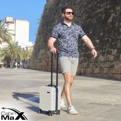 CabinMax Handbagage Koffer - Trolley 30L - Harde Reiskoffer - 45x36x20cm - Lichtgewicht - Groot Capaciteit - Wit -Bagage En Reistassen 1200x1200 368