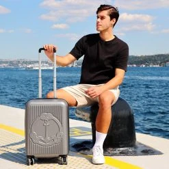 Biggdesign Ocean Handbagage Koffer - Reiskoffer - Grijs - Klein -Bagage En Reistassen 1200x1200 386