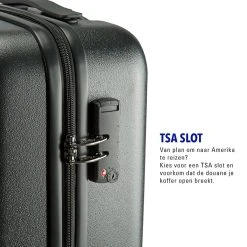 Princess Traveller Harlem - Handbaggage Koffer - Zwart - S - 55cm -Bagage En Reistassen 1200x1200 389