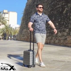 CabinMax Handbagage Koffer - Trolley 30L - Harde Reiskoffer - 45x36x20cm - Lichtgewicht - Groot Capaciteit - Steel Grey -Bagage En Reistassen 1200x1200 39