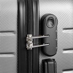 Swiss Alpine 2.0 - Handbagage Koffer - 55x35x20 Cm - 4 Wielen - Zilver -Bagage En Reistassen 1200x1200 397