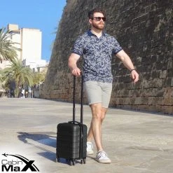 CabinMax Handbagage Koffer - Trolley 30L - Harde Reiskoffer - 45x36x20cm - Lichtgewicht - Groot Capaciteit - Zwart -Bagage En Reistassen 1200x1200 473