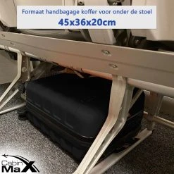 CabinMax Handbagage Koffer - Trolley 30L - Harde Reiskoffer - 45x36x20cm - Lichtgewicht - Groot Capaciteit - Zwart -Bagage En Reistassen 1200x1200 475