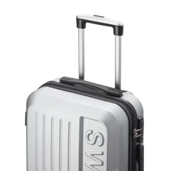 Swiss - Lausanne - Handbagage Koffer - 4 Wielen - TSA-Cijferslot - Zilver -Bagage En Reistassen 1200x1200 477