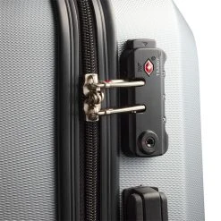 Swiss - Lausanne - Handbagage Koffer - 4 Wielen - TSA-Cijferslot - Zilver -Bagage En Reistassen 1200x1200 479