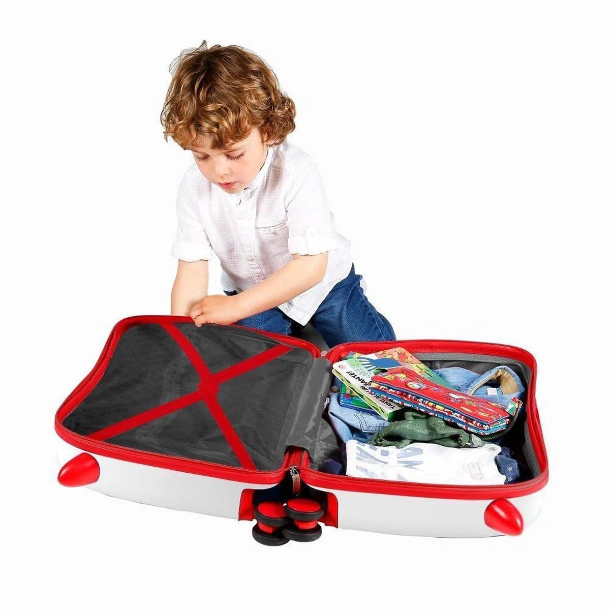Marvel Ride-on Koffer Reiskoffer Spider-man 34 Liter Junior Wit 2 Marvel Ride-on Koffer Reiskoffer Spider-man 34 Liter Junior Wit - Afbeelding 2