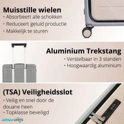 Asyam Units- Handbagage- Invouwbaar- Koffer- Koffer 38L- Spinner Wielen- TSA Slot- Lichtgewicht- Khaki 11 Asyam Units- Handbagage- Invouwbaar- Koffer- Koffer 38L- Spinner Wielen- TSA Slot- Lichtgewicht- Khaki -Bagage En Reistassen 1200x1200 579