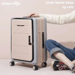Asyam Units- Handbagage- Invouwbaar- Koffer- Koffer 38L- Spinner Wielen- TSA Slot- Lichtgewicht- Khaki 15 Asyam Units- Handbagage- Invouwbaar- Koffer- Koffer 38L- Spinner Wielen- TSA Slot- Lichtgewicht- Khaki -Bagage En Reistassen 1200x1200 582