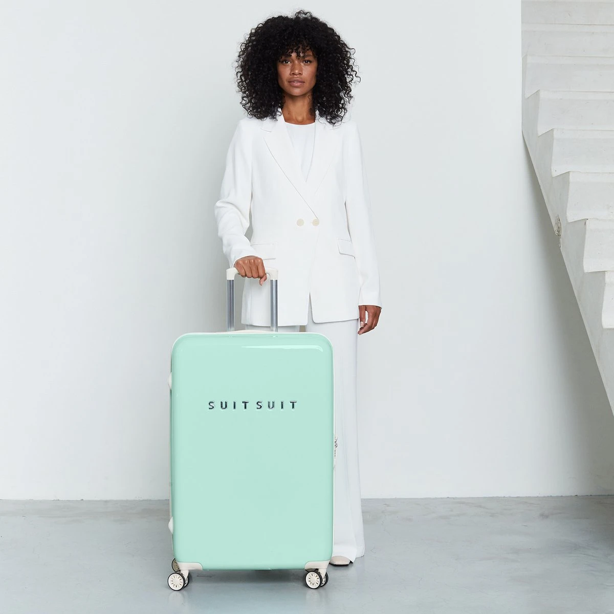 SUITSUIT - Fabulous Fifties - Luminous Mint - Duo Set (55/76 Cm) 4 SUITSUIT - Fabulous Fifties - Luminous Mint - Duo Set (55/76 Cm) - Afbeelding 4