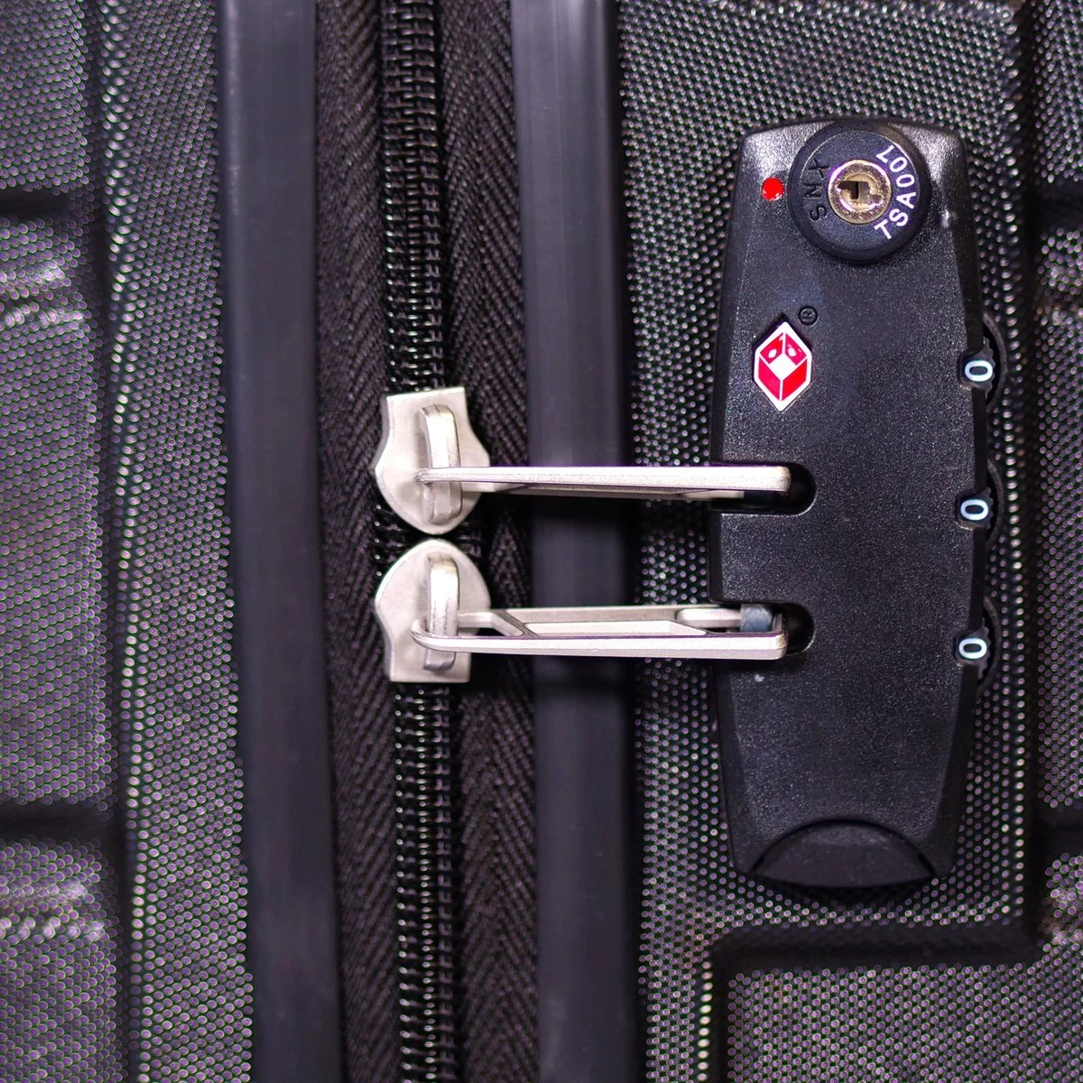 ©TROLLEYZ - Amsterdam No.9 - Trolley - 55cm Met TSA Slot - Dubbele Wielen - 360° Spinners - 100% ABS - Handbagage Koffer In Night Black 4 ©TROLLEYZ - Amsterdam No.9 - Trolley - 55cm Met TSA Slot - Dubbele Wielen - 360° Spinners - 100% ABS - Handbagage Koffer In Night Black - Afbeelding 4