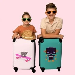 NoBoringSuitcases.com® Kinderkoffer - Handbagage Kinderen - Kitten - Skateboard - Roze - Meisjes - Kinderen - Trollet Op Wieltjes - Past Binnen 55x40x20 Cm En 55x35x25 Cm - Koffer Meisje 14 NoBoringSuitcases.com® Kinderkoffer - Handbagage Kinderen - Kitten - Skateboard - Roze - Meisjes - Kinderen - Trollet Op Wieltjes - Past Binnen 55x40x20 Cm En 55x35x25 Cm - Koffer Meisje -Bagage En Reistassen 1200x1200 7