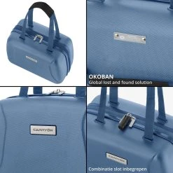 CarryOn Skyhopper Handbagage En Beautycase - 55cm TSA Trolley En Make-up Koffer - Blauw -Bagage En Reistassen 1200x1200 707