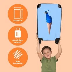 NoBoringSuitcases.com® Koffer - Reiskoffer Met Wielen - Pauw - IJshoorntjes - Blauw - IJs - Vogel - Handbagage Trolley - Past Binnen 55x40x20 Cm En 55x35x25 Cm - Fotokoffer 12 NoBoringSuitcases.com® Koffer - Reiskoffer Met Wielen - Pauw - IJshoorntjes - Blauw - IJs - Vogel - Handbagage Trolley - Past Binnen 55x40x20 Cm En 55x35x25 Cm - Fotokoffer -Bagage En Reistassen 1200x1200 779