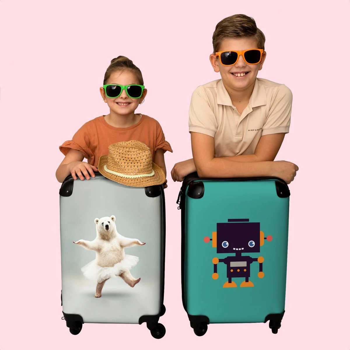 NoBoringSuitcases.com® Koffer - IJsbeer - Rok - Wit - Portret - Dieren - Trolley Op Wieltjes - Reiskoffer - Past Binnen 55x40x20 Cm En 55x35x25 Cm - Fotokoffer 7 NoBoringSuitcases.com® Koffer - IJsbeer - Rok - Wit - Portret - Dieren - Trolley Op Wieltjes - Reiskoffer - Past Binnen 55x40x20 Cm En 55x35x25 Cm - Fotokoffer - Afbeelding 7