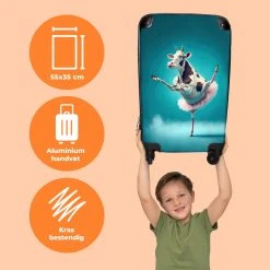 NoBoringSuitcases.com® Koffer - Koe - Ballet - Rok - Portret - Dieren - Trolley Op Wieltjes - Handbagagekoffer - Past Binnen 55x40x20 Cm En 55x35x25 Cm - Reiskoffer 11 NoBoringSuitcases.com® Koffer - Koe - Ballet - Rok - Portret - Dieren - Trolley Op Wieltjes - Handbagagekoffer - Past Binnen 55x40x20 Cm En 55x35x25 Cm - Reiskoffer -Bagage En Reistassen 1200x1200 831