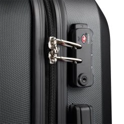 Swiss - Lausanne Handbagage Koffer 55x40x25 Cm - 4 Wielen - TSA-cijferslot - Zwart -Bagage En Reistassen 1200x1200 85