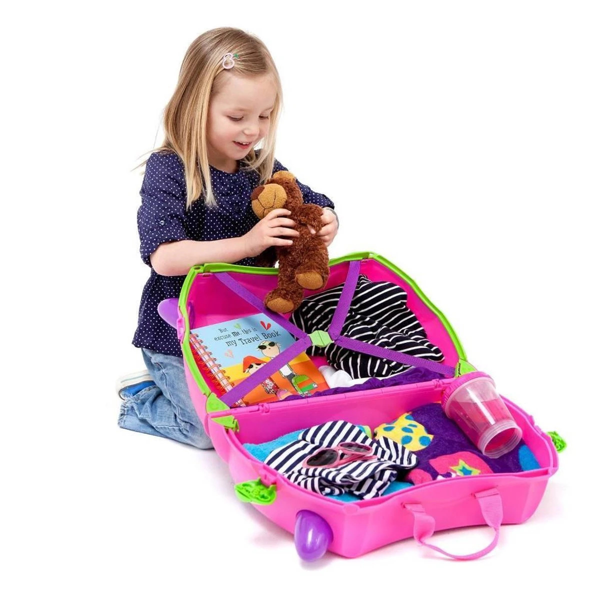 Trunki Ride-On Handbagage Koffer 46 Cm - Trixie 6 Trunki Ride-On Handbagage Koffer 46 Cm - Trixie - Afbeelding 6