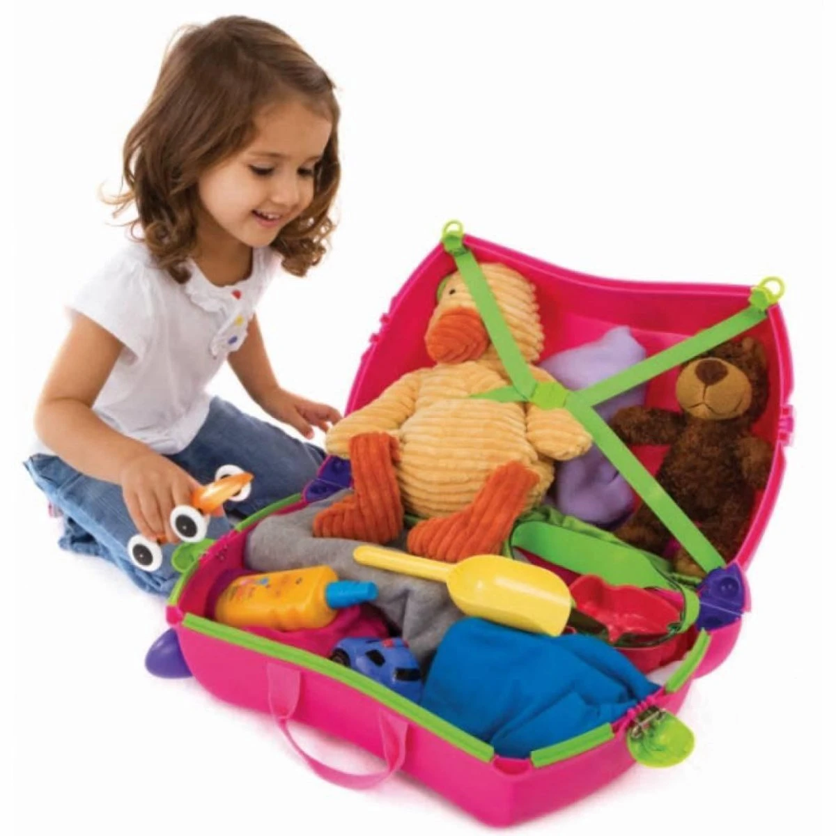 Trunki Ride-On Handbagage Koffer 46 Cm - Trixie 8 Trunki Ride-On Handbagage Koffer 46 Cm - Trixie - Afbeelding 8