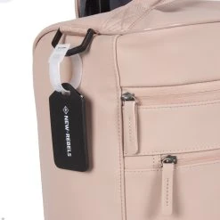 New Rebels® Harper Reistas / Weekendtas Geschikt Voor Handbagage - Waterafstotend Polyutheraan - Trolley Met Wielen En Reflectiedetails - Oud Roze - 29L -Bagage En Reistassen 1200x1200 951
