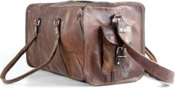 Duffeltas Weekendtas 50 X 24 X 24 Cm - Echte Leder - Cognac Bruin Leder – Reistas - Sporttas 23 Duffeltas Weekendtas 50 X 24 X 24 Cm - Echte Leder - Cognac Bruin Leder – Reistas - Sporttas -Bagage En Reistassen 1200x608