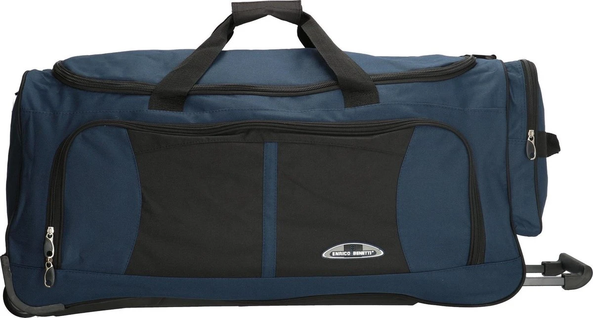 Enrico Benetti Orlando 35305 L Reistas / Sporttas Met Wielen / Wieltas 81 Liter - Navy Blauw 1 Enrico Benetti Orlando 35305 L Reistas / Sporttas Met Wielen / Wieltas 81 Liter - Navy Blauw