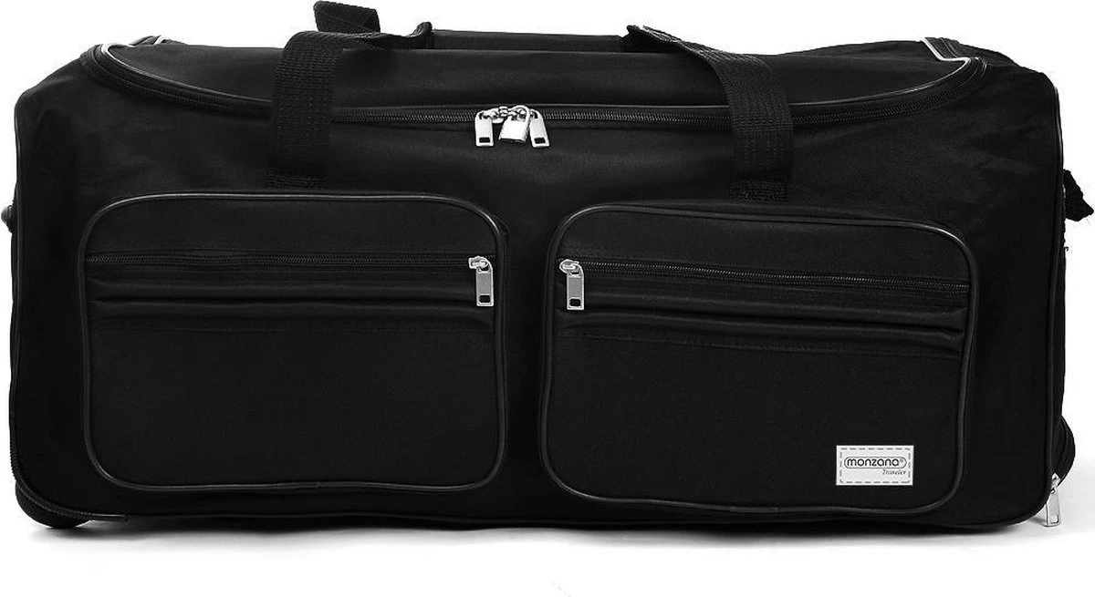 Deuba Reistas Met Trolleyfunctie - 85L - Zwart - Roltas Op Wieltjes 5 Deuba Reistas Met Trolleyfunctie - 85L - Zwart - Roltas Op Wieltjes - Afbeelding 5