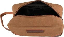 Yakfield - Reistas - Dames En Heren - Combinatiedeal - Weekendtas Zwart Antraciet Grijs - Toilettas Bruin - Compact - Canvas - Vintage -Bagage En Reistassen 1200x700 2