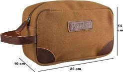 Yakfield - Reistas - Dames En Heren - Combinatiedeal - Weekendtas Zwart Antraciet Grijs - Toilettas Bruin - Compact - Canvas - Vintage -Bagage En Reistassen 1200x705