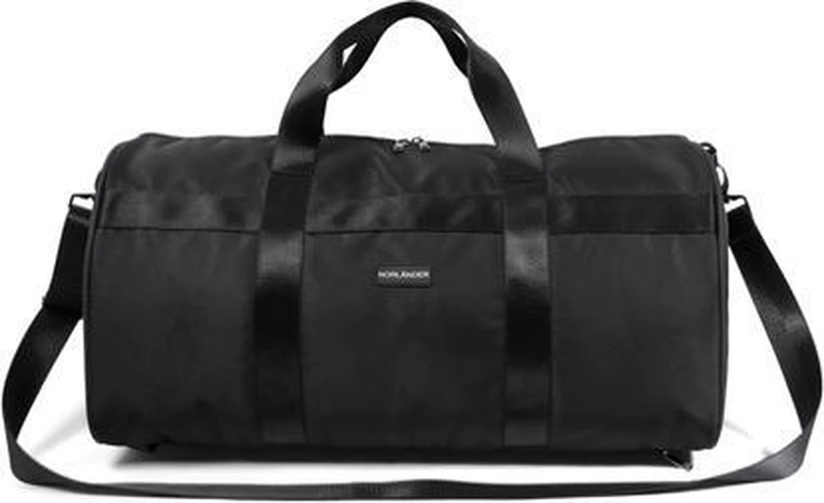 Norlander Twill Weekendtas 50L - Rugtas - Met Draagriem - Zwart 6 Norlander Twill Weekendtas 50L - Rugtas - Met Draagriem - Zwart - Afbeelding 6