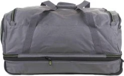 Travelite Basics Wheeled Duffle 70cm Expandable Grey/Green -Bagage En Reistassen 1200x734 3