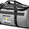 The Friendly Dutch Waterdichte Weekendtas: Grijze/Antraciet Waterdichte Reistassen 90 Liter Voor Zowel Heren Als Dames - Outdoor Waterproof Duffelbag, Zeiltas 90L Met Rugzakfunctie