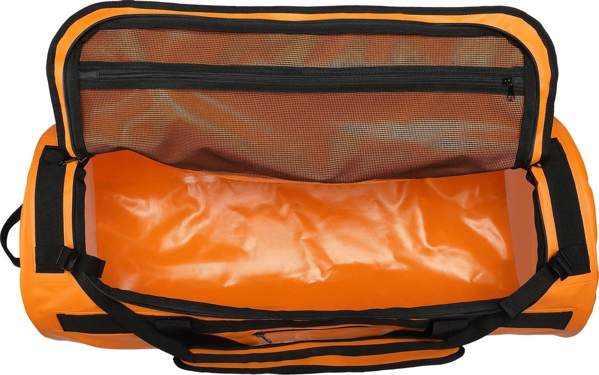 The Friendly Dutch Waterdichte Zeiltas: Oranje Waterdichte Reistassen 90 Liter Voor Zowel Heren Als Dames - Outdoor Waterproof Duffelbag, Zeiltas 90L Met Rugzakfunctie (weekendtas) 3 The Friendly Dutch Waterdichte Zeiltas: Oranje Waterdichte Reistassen 90 Liter Voor Zowel Heren Als Dames - Outdoor Waterproof Duffelbag, Zeiltas 90L Met Rugzakfunctie (weekendtas) - Afbeelding 3