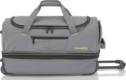 Travelite Basics Wheeled Duffle 55cm Expandable Grey/Green -Bagage En Reistassen 1200x758 1