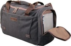 Yakfield - Reistas - Weekendtas - Kado - Dames En Heren - Canvas - Vintage Zwart Antraciet Grijs - Compact Middelgroot Model - 35 Liter Duffelbag - 5 Opbergvakken - 52x30x20 Cm -Bagage En Reistassen 1200x779 4