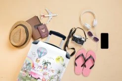 Koffer - Unicorn - Regenboog - Kinderen - 35x55x20 Cm - Handbagage - Trolley - Fotokoffer -Bagage En Reistassen 1200x800 23