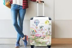 Koffer - Unicorn - Regenboog - Kinderen - 35x55x20 Cm - Handbagage - Trolley - Fotokoffer -Bagage En Reistassen 1200x800 24