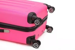 Decent Handbagage Koffer / Trolley / Reiskoffer - 50 Cm - 32 Liter - ABS - Neon-Fix - Roze -Bagage En Reistassen 1200x800