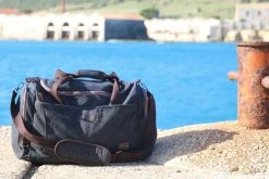 Yakfield - Reistas - Weekendtas - Kado - Dames En Heren - Canvas - Vintage Zwart Antraciet Grijs - Compact Middelgroot Model - 35 Liter Duffelbag - 5 Opbergvakken - 52x30x20 Cm -Bagage En Reistassen 1200x800 81