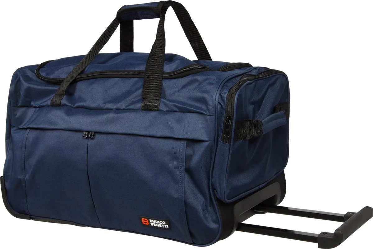 Enrico Benetti Amsterdam 35325 Wieltas S - 49 Liter - Blauw 2 Enrico Benetti Amsterdam 35325 Wieltas S - 49 Liter - Blauw - Afbeelding 2