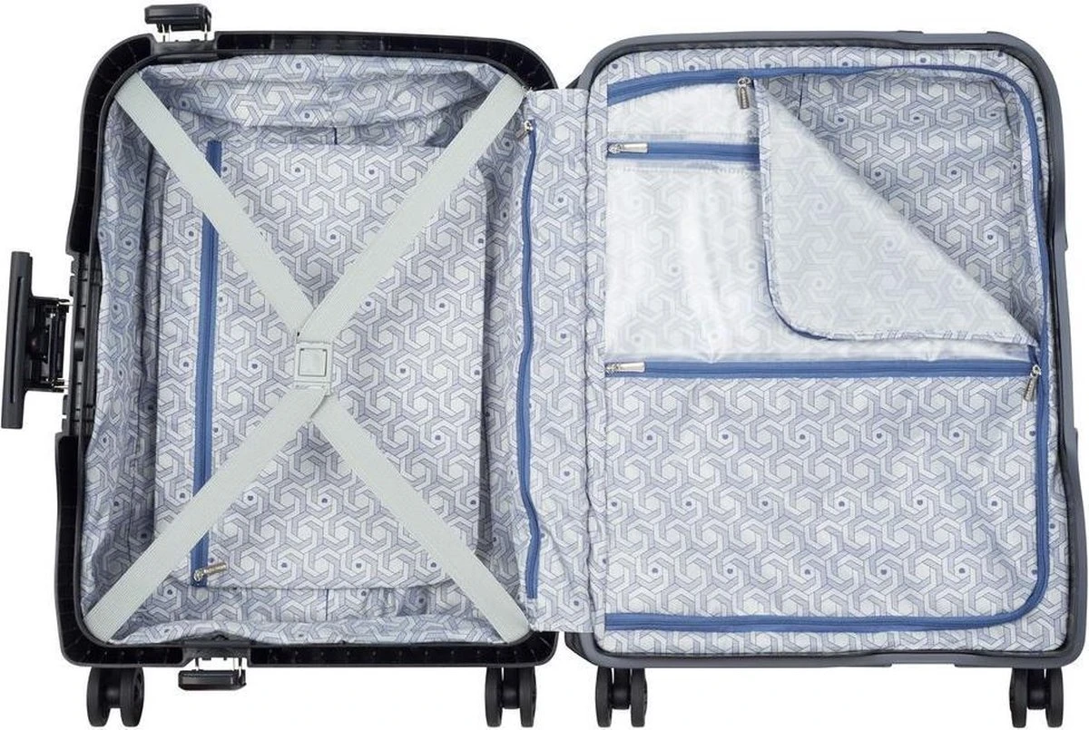 Delsey Moncey Slim Cabin Trolley Case - 55 Cm - Black 3 Delsey Moncey Slim Cabin Trolley Case - 55 Cm - Black - Afbeelding 3