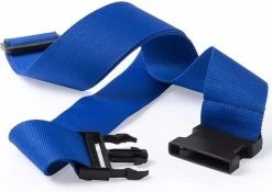 Merkloos Kofferriem Blauw 180 Cm