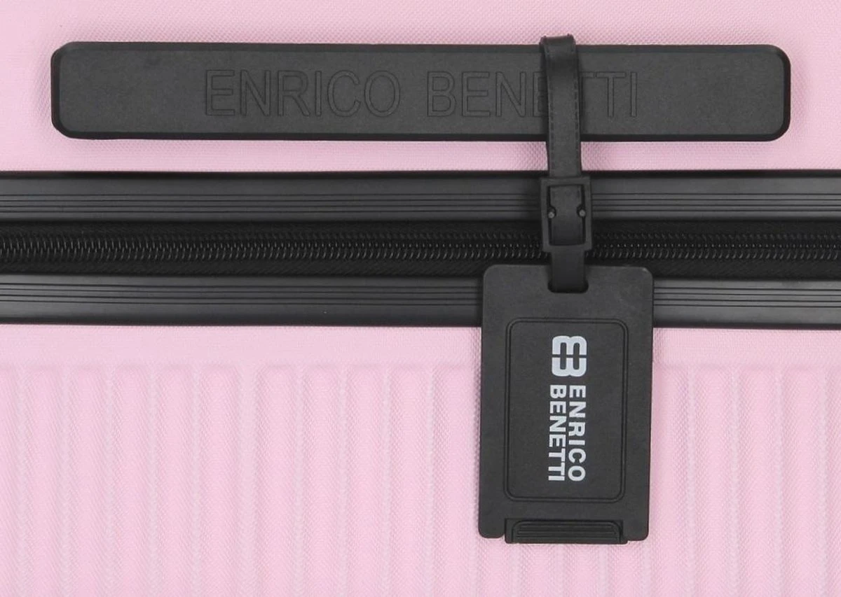 Enrico Benetti Louisville 39040 Handbagage Koffer Hardcase ABS - Roze 7 Enrico Benetti Louisville 39040 Handbagage Koffer Hardcase ABS - Roze - Afbeelding 7