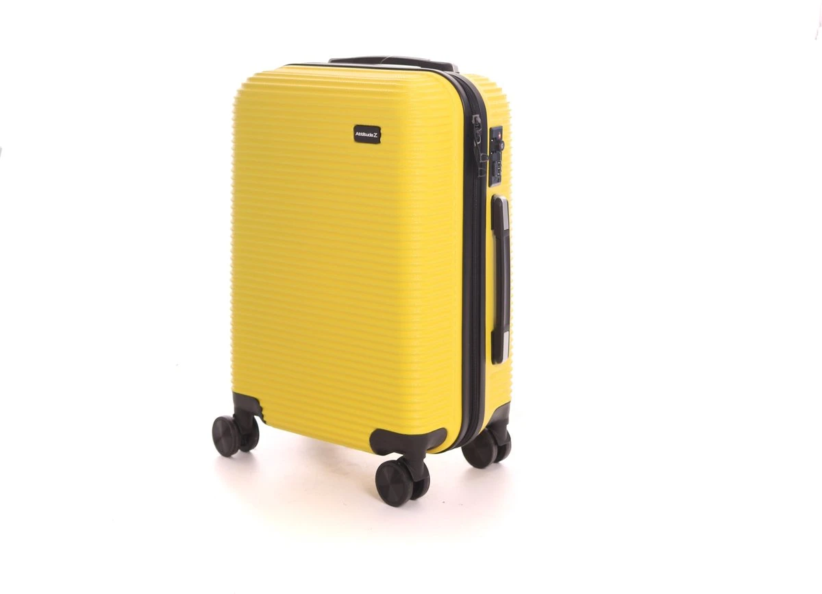 AttitudeZ Air-Z Handbagage Koffer Geel 55cm - TSA-slot 8 AttitudeZ Air-Z Handbagage Koffer Geel 55cm - TSA-slot - Afbeelding 8