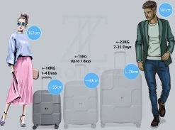 ©TROLLEYZ - Venice No.10 - Trolley - 55cm Met TSA Slot - Dubbele Wielen - 360° Spinners - 100% Polypropyleen - Handbagage Koffer In Silver Stone 18 ©TROLLEYZ - Venice No.10 - Trolley - 55cm Met TSA Slot - Dubbele Wielen - 360° Spinners - 100% Polypropyleen - Handbagage Koffer In Silver Stone -Bagage En Reistassen 1200x887