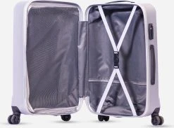 ©TROLLEYZ - Bali No.22 - Reiskoffer 78cm Met TSA Slot - Dubbele Wielen - 360° Spinners - 100% ABS - Reiskoffer In Metallic Grey -Bagage En Reistassen 1200x888 1