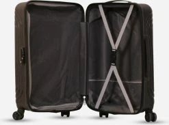 ©TROLLEYZ Florence No.7 - Reiskoffer 69 Cm - Night Black -Bagage En Reistassen 1200x888