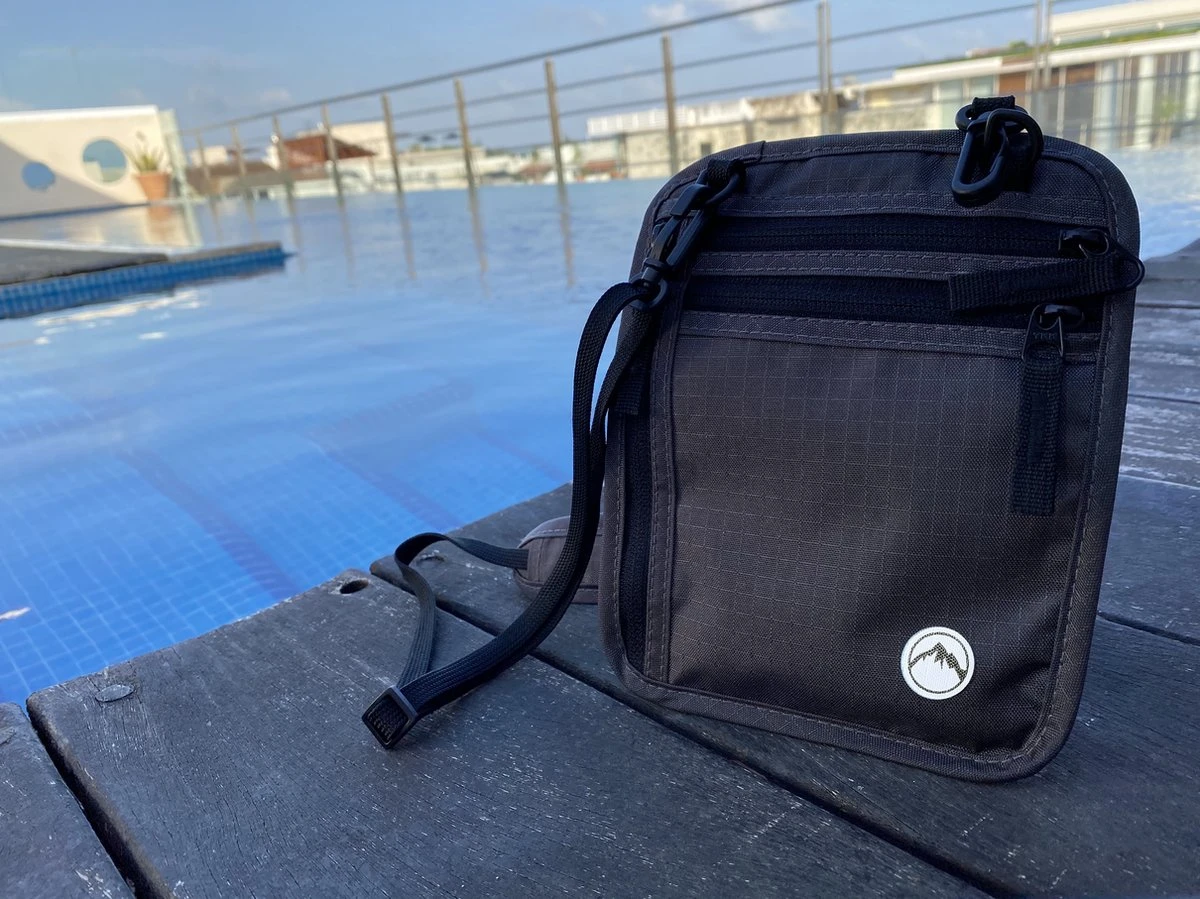 Groene Berg Nektasje - Reistas - Paspoorthouder Met RFID Blokkering - Reisportemonnee - Grijs 4 Groene Berg Nektasje - Reistas - Paspoorthouder Met RFID Blokkering - Reisportemonnee - Grijs - Afbeelding 4